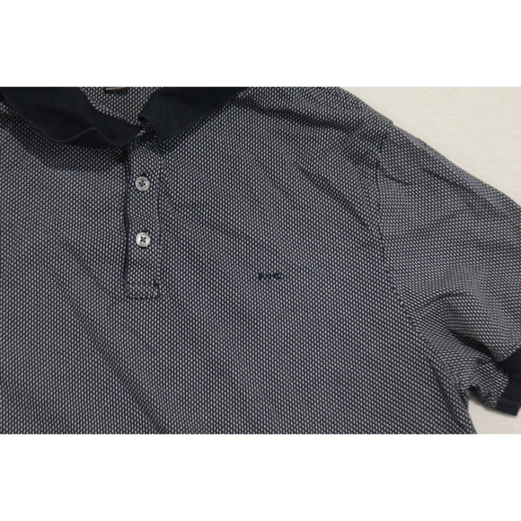 Michael Kors Men Golf Polo Shirt Blue Golf Polo Size Large - Picture 3 of 9